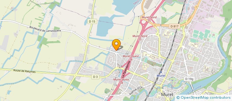 localisation de l'entreprise MONSIEUR HICHAM BENTAYACH  MURET