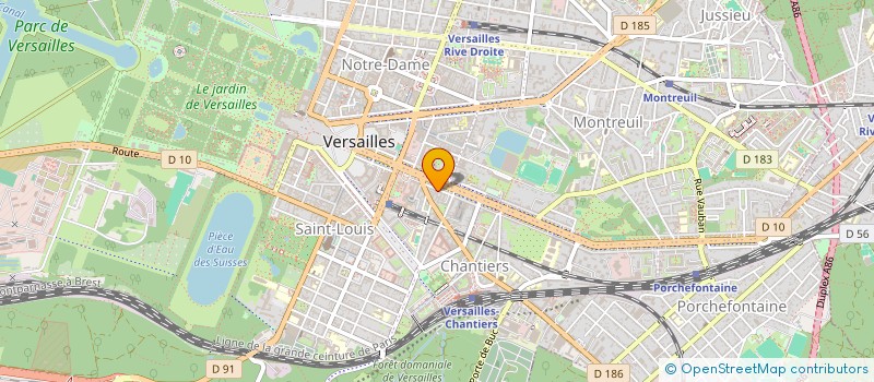 localisation de l'entreprise MONSIEUR HICHAM BENYOUCEF à VERSAILLES