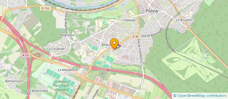 localisation de l'entreprise MONSIEUR HICHAM BOUHRAOUA  POISSY