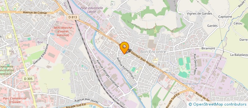 localisation de l'entreprise MONSIEUR HICHAM BOULABAT  BOE