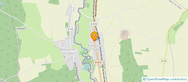 localisation de l'entreprise MONSIEUR HICHAM BOUMAALIF  ERAGNY-SUR-EPTE