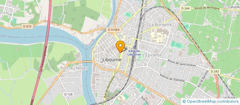 localisation de l'entreprise MONSIEUR HICHAM BOUTIDA  LIBOURNE