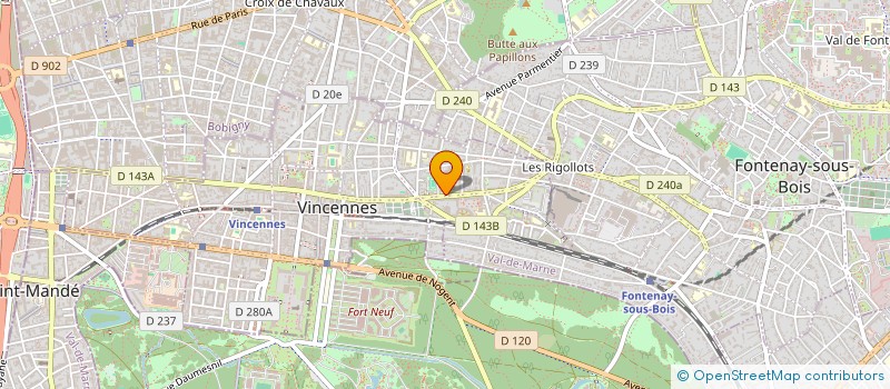 localisation de l'entreprise MONSIEUR HICHAM BOUZEKRAOUI à VINCENNES