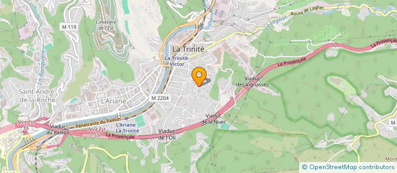 localisation de l'entreprise MONSIEUR HICHAM CADIR  LA TRINITE