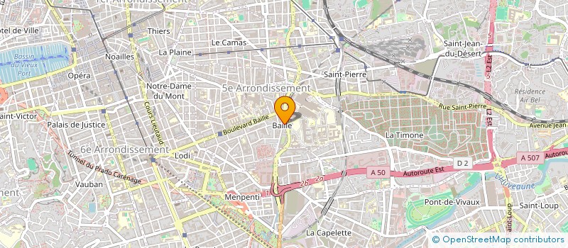 localisation de l'entreprise MONSIEUR HICHAM CHABRAOUI à MARSEILLE