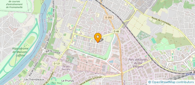 localisation de l'entreprise MONSIEUR HICHAM CHAFI  CORMEILLES-EN-PARISIS