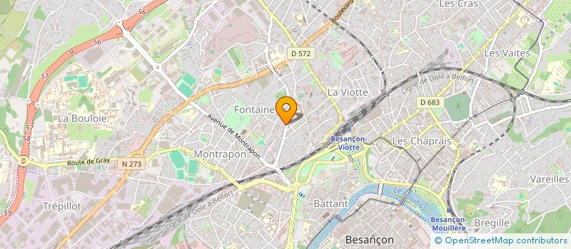localisation de l'entreprise MONSIEUR HICHAM CHALABI à BESANCON