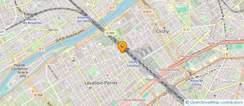 localisation de l'entreprise MONSIEUR HICHAM CHARIF à LEVALLOIS-PERRET