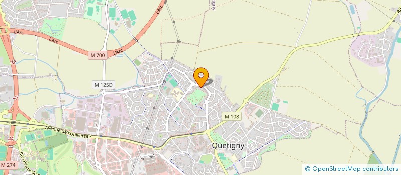 localisation de l'entreprise MONSIEUR HICHAM CHERQUI  QUETIGNY