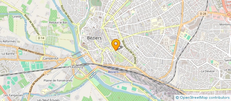 localisation de l'entreprise MONSIEUR HICHAM DAHMOUNI à BEZIERS