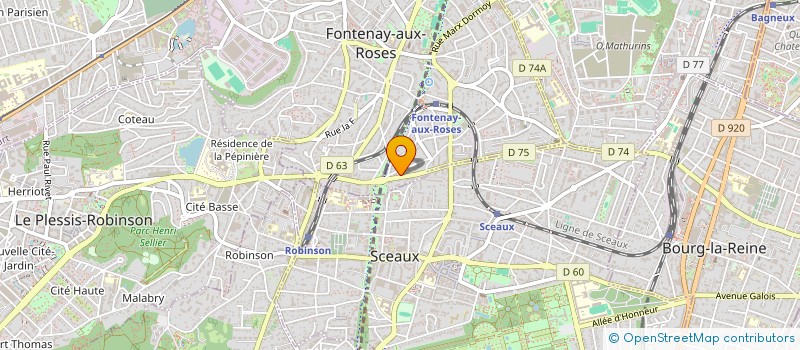 localisation de l'entreprise MONSIEUR HICHAM DALI à FONTENAY-AUX-ROSES