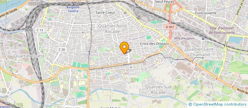 localisation de l'entreprise MONSIEUR HICHAM DANNOUNE  AVIGNON