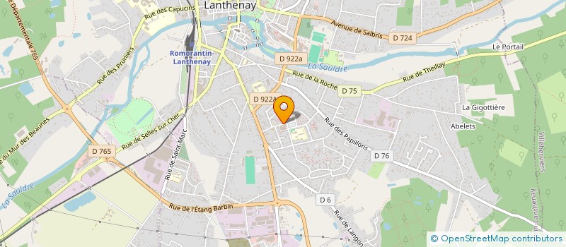 localisation de l'entreprise MONSIEUR HICHAM DRAA  ROMORANTIN-LANTHENAY