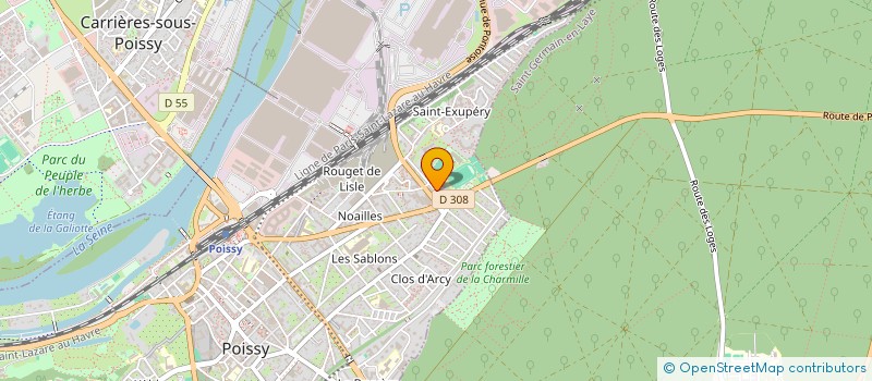 localisation de l'entreprise MONSIEUR HICHAM ED-DAOUIA  POISSY