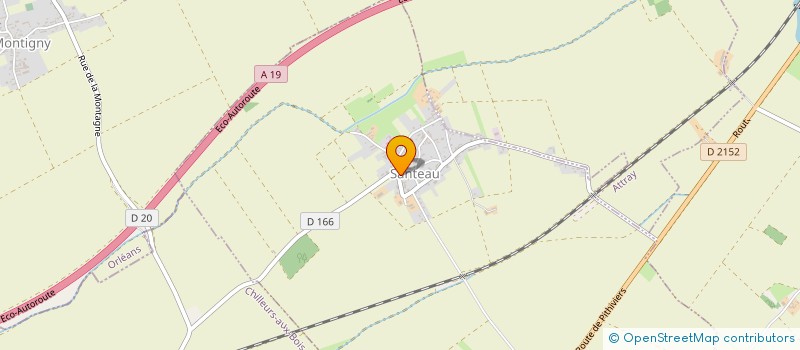 localisation de l'entreprise MONSIEUR HICHAM EL AKROUTI  SANTEAU