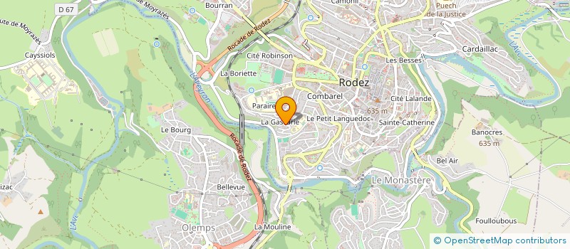 localisation de l'entreprise MONSIEUR HICHAM EL ARCHI à RODEZ