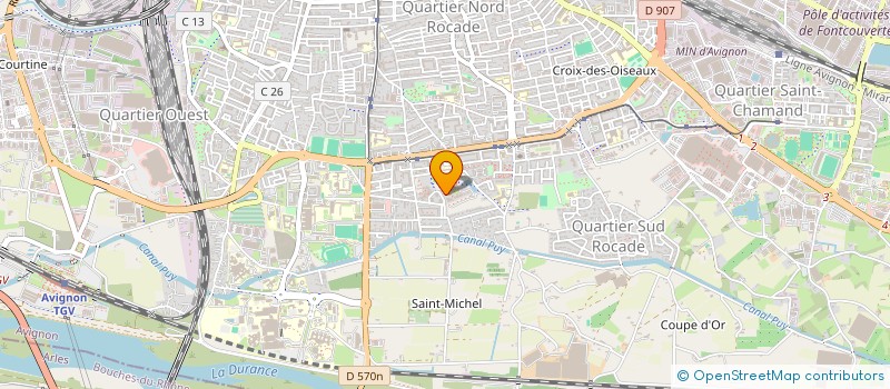 localisation de l'entreprise MONSIEUR HICHAM EL BOURZKI  AVIGNON