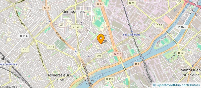 localisation de l'entreprise MONSIEUR HICHAM EL GHACHI à GENNEVILLIERS