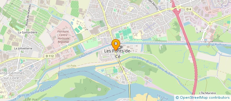 localisation de l'entreprise MONSIEUR HICHAM EL GHIOUANE  LES PONTS-DE-CE