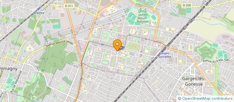 localisation de l'entreprise MONSIEUR HICHAM EL HADDAOUI  SARCELLES