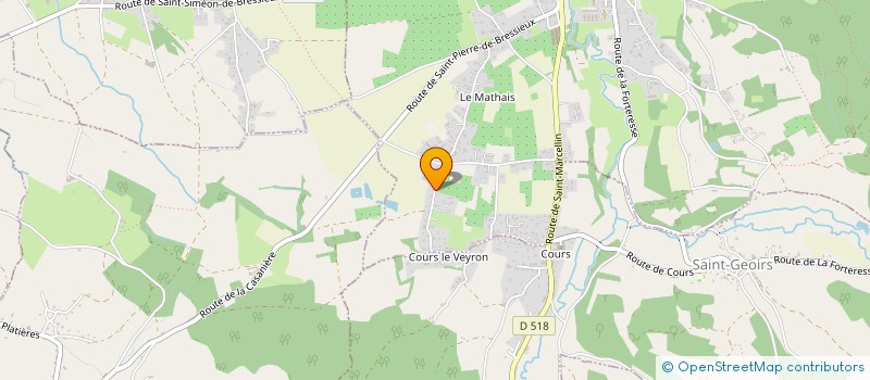 localisation de l'entreprise MONSIEUR HICHAM EL IDRISSI  SAINT-ETIENNE-DE-SAINT-GEOIRS