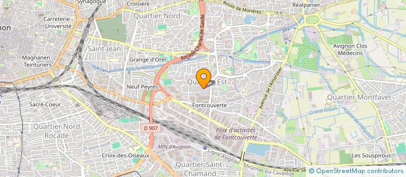 localisation de l'entreprise MONSIEUR HICHAM EL KALAI  AVIGNON