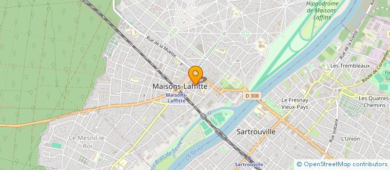 localisation de l'entreprise MONSIEUR HICHAM EL KARBANI  MAISONS-LAFFITTE