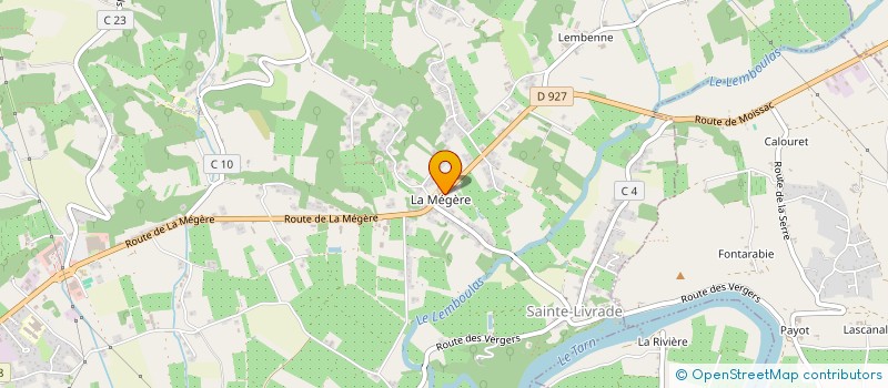 localisation de l'entreprise MONSIEUR HICHAM EL KENZ  MOISSAC