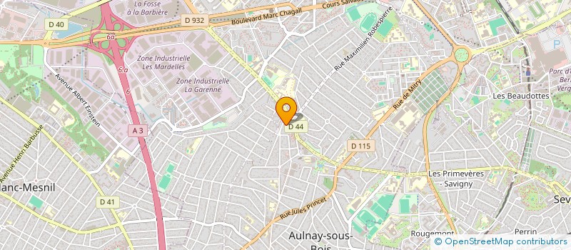 localisation de l'entreprise MONSIEUR HICHAM EL MAKOUDI à AULNAY-SOUS-BOIS