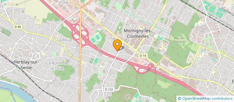 localisation de l'entreprise MONSIEUR HICHAM EL MANSOURI à MONTIGNY-LES-CORMEILLES