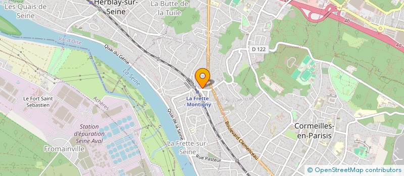 localisation de l'entreprise MONSIEUR HICHAM EL MOUHIB  LA FRETTE-SUR-SEINE