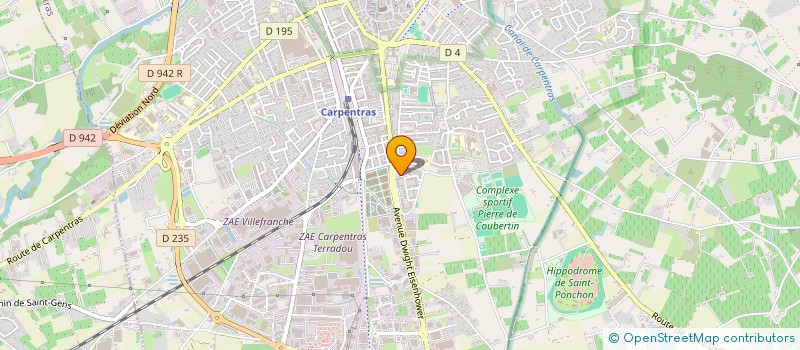localisation de l'entreprise MONSIEUR HICHAM EL RHAZI à CARPENTRAS