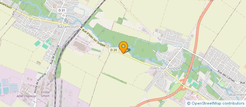 localisation de l'entreprise MONSIEUR HICHAM ELDJIRA  ISLES-SUR-SUIPPE