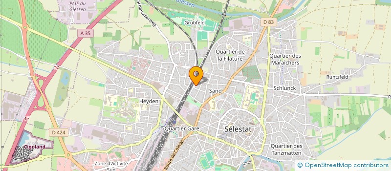 localisation de l'entreprise MONSIEUR HICHAM ELKARRAZI  EBERSHEIM