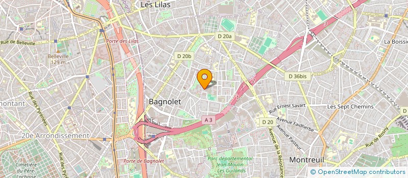 localisation de l'entreprise MONSIEUR HICHAM ELMAHBOUB à BAGNOLET