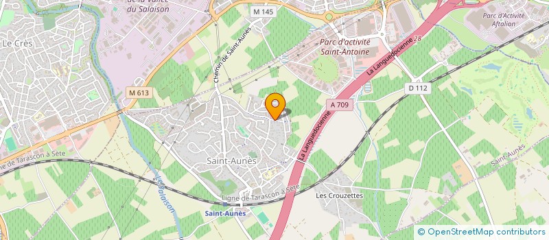 localisation de l'entreprise MONSIEUR HICHAM ER RAADA à SAINT-AUNES