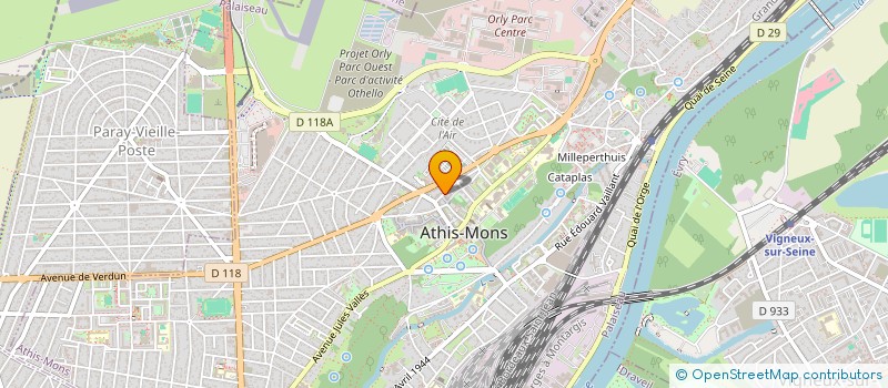 localisation de l'entreprise MONSIEUR HICHAM ER RAFA à ATHIS-MONS