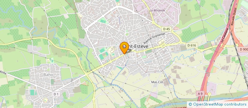 localisation de l'entreprise MONSIEUR HICHAM FAIK  ST ESTEVE