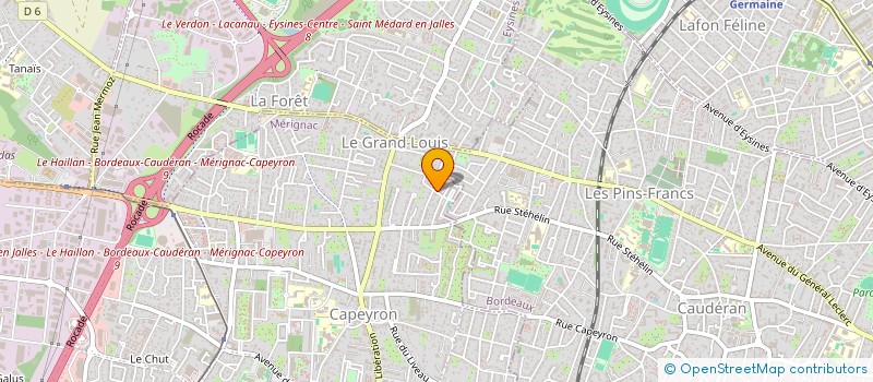 localisation de l'entreprise MONSIEUR HICHAM FALLOUN à MERIGNAC