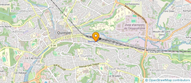 localisation de l'entreprise MONSIEUR HICHAM GHAZWANI à QUIMPER