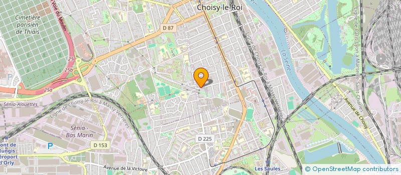 localisation de l'entreprise MONSIEUR HICHAM GHERRAS  CHOISY-LE-ROI