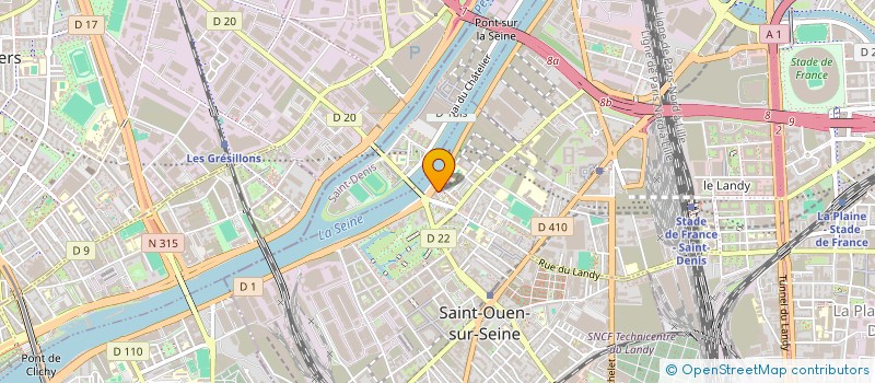 localisation de l'entreprise MONSIEUR HICHAM HABIL à SAINT-OUEN-SUR-SEINE