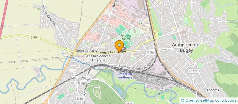localisation de l'entreprise MONSIEUR HICHAM HAFIDI à AMBERIEU-EN-BUGEY