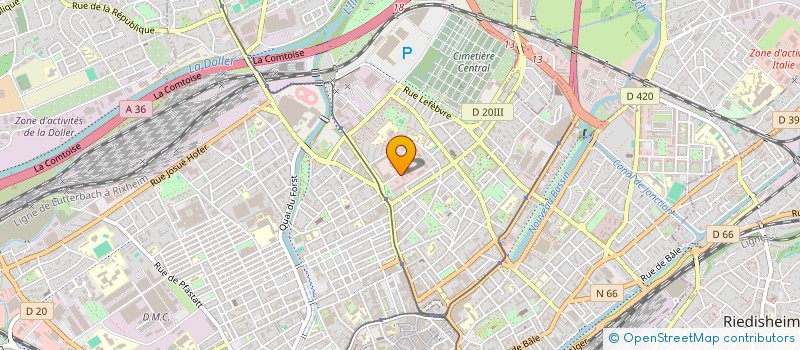 localisation de l'entreprise MONSIEUR HICHAM HAMAMI  MULHOUSE