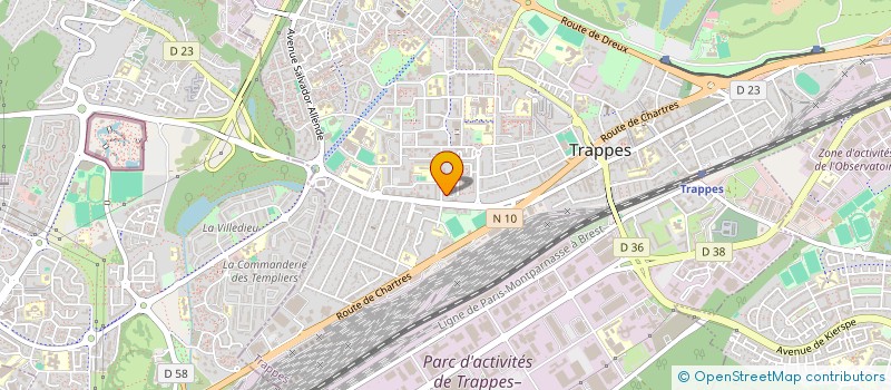 localisation de l'entreprise MONSIEUR HICHAM HASSANI KHALED à TRAPPES