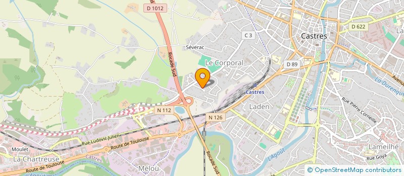 localisation de l'entreprise MONSIEUR HICHAM HATTAD  CASTRES