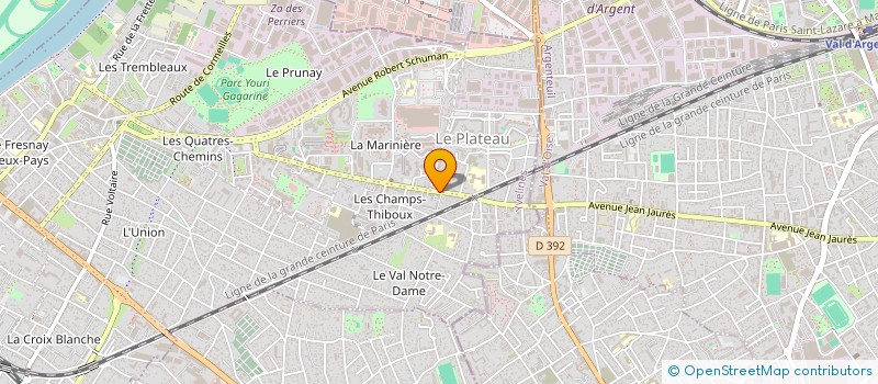 localisation de l'entreprise MONSIEUR HICHAM HEBACHE  SARTROUVILLE