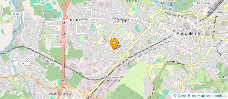 localisation de l'entreprise MONSIEUR HICHAM HICHAM TAHRAOUI à ANGOULEME