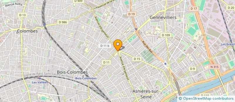 localisation de l'entreprise MONSIEUR HICHAM HMADOUCH à ASNIERES-SUR-SEINE
