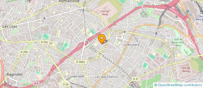 localisation de l'entreprise MONSIEUR HICHAM JAMMAL à ROMAINVILLE